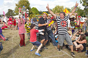 The Levellers Play Football